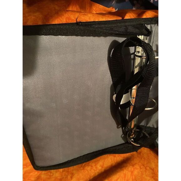 Case-It Mighty Zip Tab 3-Ring 2 - Inch Zipper Binder Expanding File Pink/Black - Picture 7 of 10